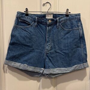 Frame Denim Women's Classic Blue Jean Shorts